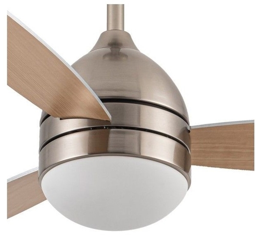 Abrila MAESTRAL Níquel / Haya - Níquel / Plata - Ventilador de Techo Aspas Normales 30 W F