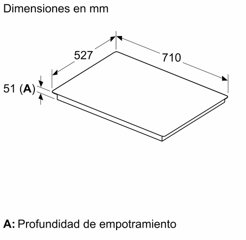 BOSCH PID-775-HC1E Negro - Vitrocerámica de Inducción 70CM