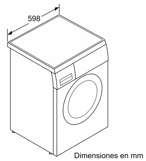 BOSCH WUU28T68ES Blanco - Lavadora Carga Frontal 9KG 1400RPM