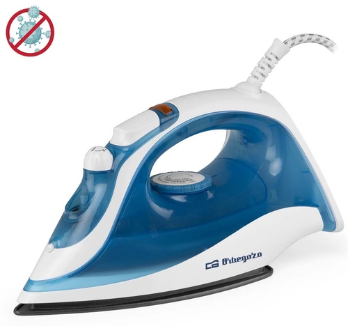 ORBEGOZO SV-2025 Blanco-Azul - Plancha de Vapor 2000W