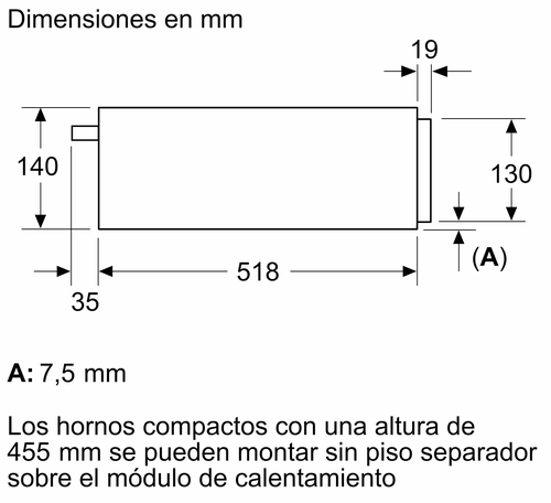 BOSCH BIC7101B1 Negro - Accesorio Modulo de Calentamiento