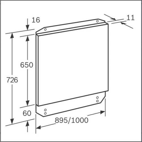 BOSCH HEZ745090 INOX - Accesorio Panel