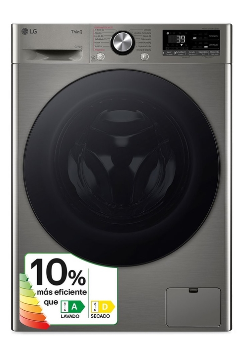 LG F4DR7009AGS INOX - Lavadora Secadora 9/6KG 1400RPM