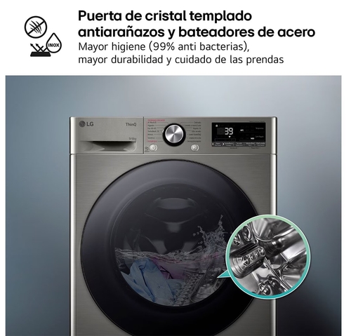 LG F4DR7009AGS INOX - Lavadora Secadora 9/6KG 1400RPM