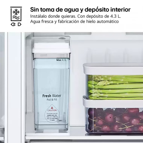 LG GSJC41PYPE INOX - Frigorífico Side by Side No Frost