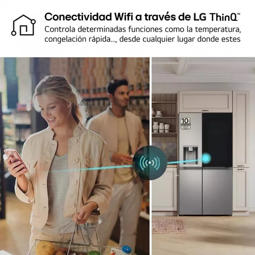 LG GSXE80PYBD INOX - Frigorífico Side by Side No Frost