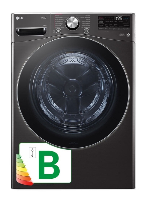 LG F0P3CYV2E Acero Negro - Lavadora Carga Frontal 20KG 1000RPM