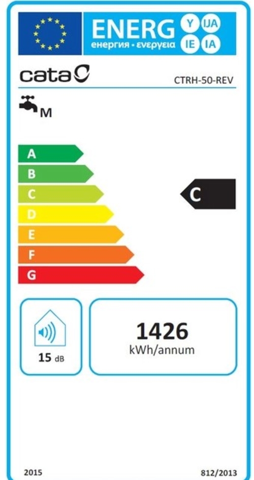 CATA CTRH-50 REV Blanco - Termo Eléctrico 50L