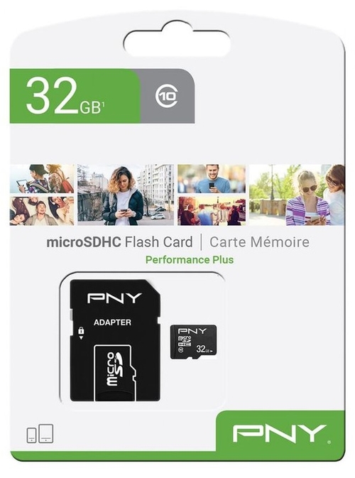 PNY MICROSDHD PERFORMANCE PLUS CLASE10 - Tarjeta de Memoria 32GB