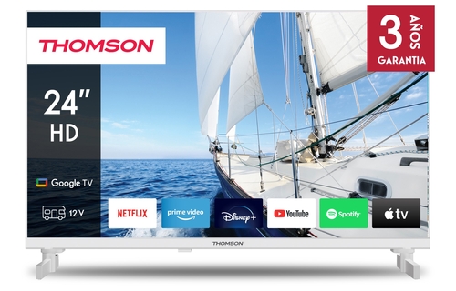 THOMSON 24HG2S14CW Blanco - TV 24" HD Smart TV