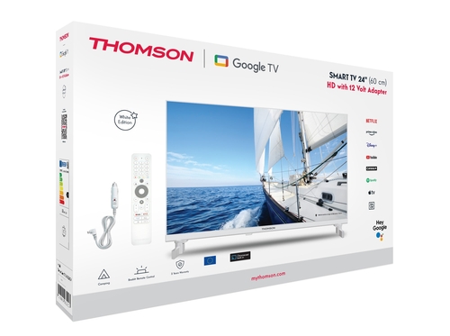 THOMSON 24HG2S14CW Blanco - TV 24" HD Smart TV