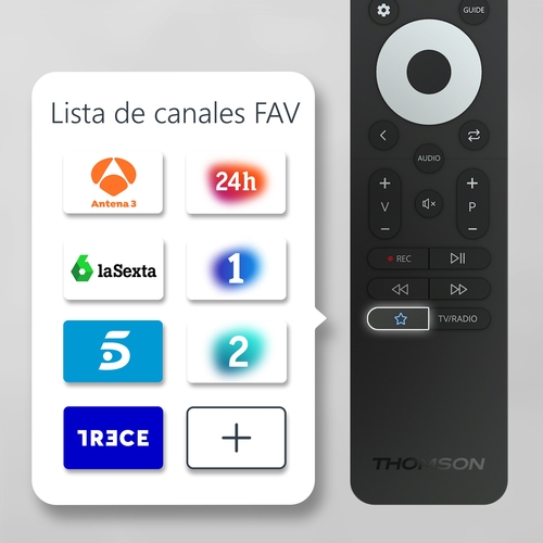 THOMSON 40FD2S13 Negro - TV 40" FHD Smart TV