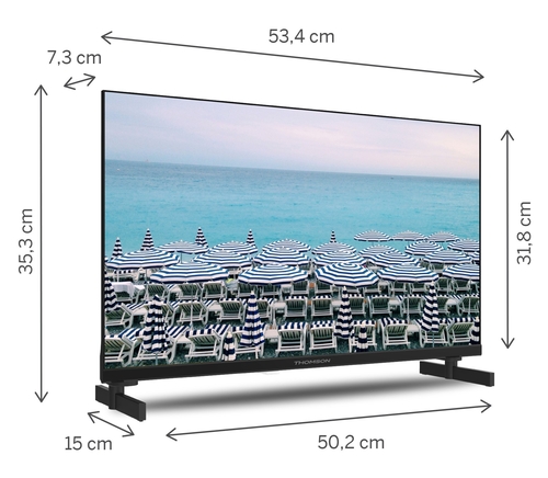 THOMSON 24HD2S13 Negro - TV 24" HD
