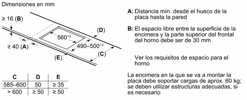 BOSCH PXJ631HC2E Negro - Vitrocerámica de Inducción 60CM