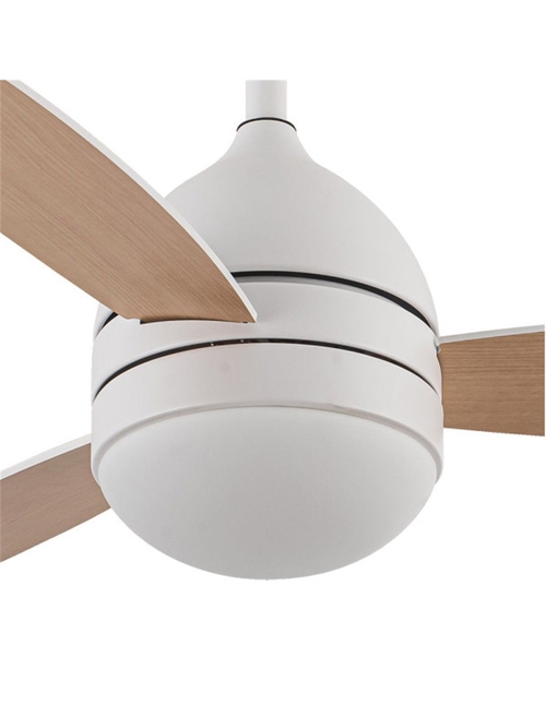 ABRILA MAESTRAL Blanco/Haya - Ventilador de Techo Aspas Normales 30 W F