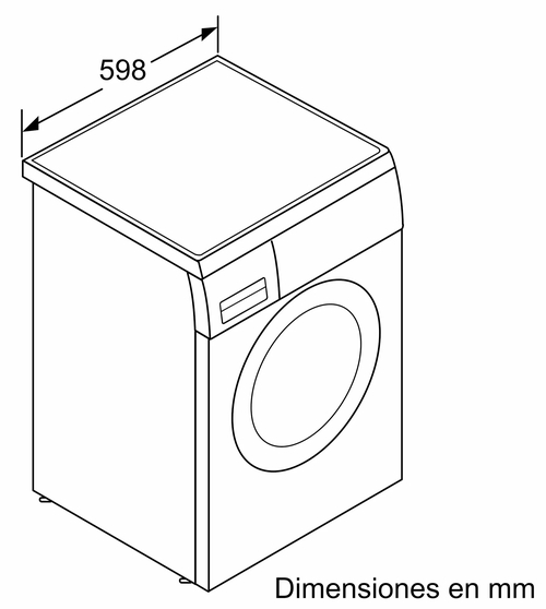 BOSCH WUU28T66ES Blanco - Lavadora Carga Frontal 9KG 1400RPM