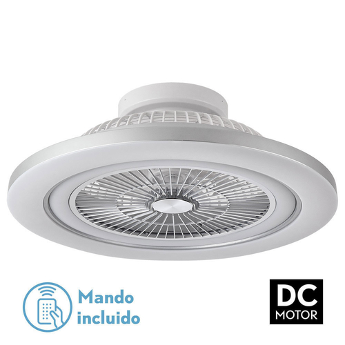 ABRILA MATO Níquel - Ventilador de Techo Plafón 72 W F