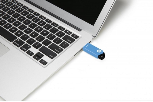 HP HPFD150W-64 Negro-Azul - Pendrive 64GB
