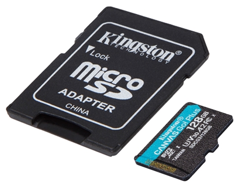 KINGSTON SDCG3/128GB Negro - Tarjeta de Memoria + Adaptador