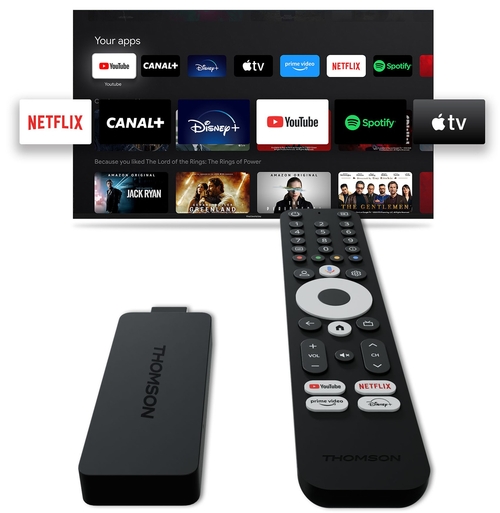 THOMSON 145G Negro - Smart TV Stick 4K UHD
