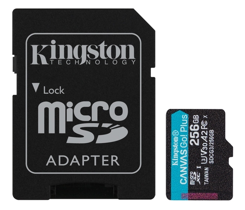 KINGSTON SDCG3/256GB Negro - Tarjeta de Memoria + Adaptador