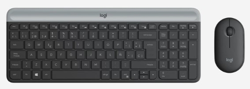 LOGITECH MK470 SLIM Negro - Teclado + Ratón