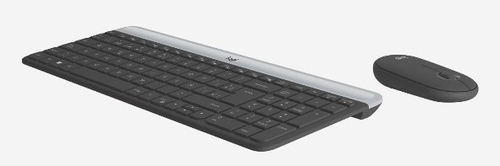 LOGITECH MK470 SLIM Negro - Teclado + Ratón