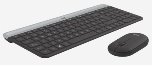 LOGITECH MK470 SLIM Negro - Teclado + Ratón