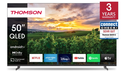 THOMSON 50QA2S13 Negro - TV 50" 4K UHD Smart TV