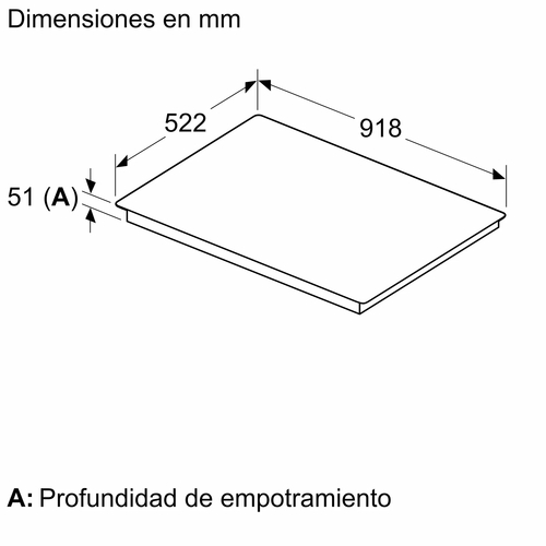 BALAY 3EB999LH Negro - Vitrocerámica de Inducción 90CM