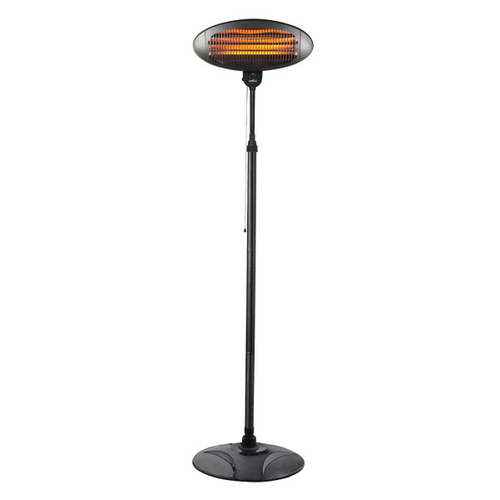 Abrila AUSTRAL Negro - Calefactor Exterior Colgante 2000 W 170<210x50,5x50 cm