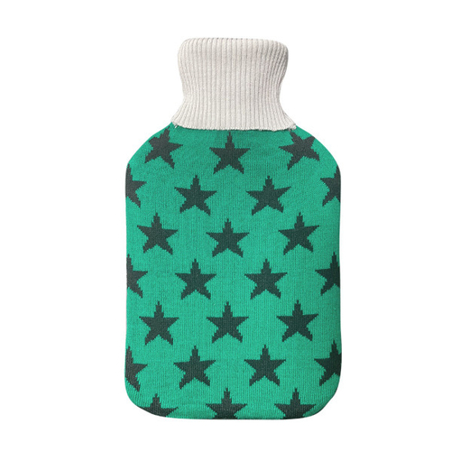 Abrila MIMO Verde Estrellas - Bolsa de Agua Caliente 1,7 L