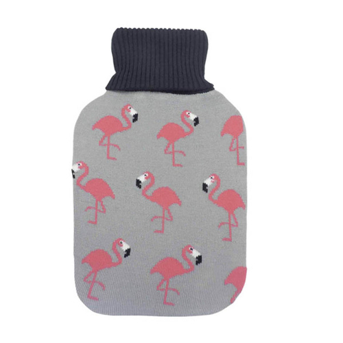 Abrila MIMO Gris Flamencos - Bolsa de Agua Caliente 1,7 L