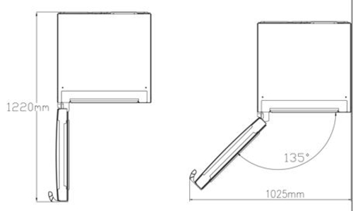 KROMSLINE KCVE-185-NF-DIX INOX - Congelador Vertical NO FROST