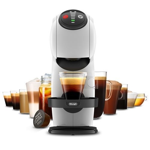 DELONGHI GENIO-S EDG226.W Blanco - Cafetera de Cápsula 1600W