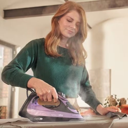 BRAUN SI-9661-VI Violeta - Plancha de Vapor 3100W