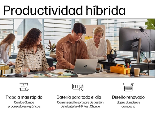 HP PROBOOK 460 G11 ULTRA 5 125U Plata - Ordenador Portátil 16" 16GB 512GB