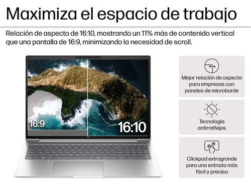 HP PROBOOK 460 G11 ULTRA 5 125U Plata - Ordenador Portátil 16" 16GB 512GB