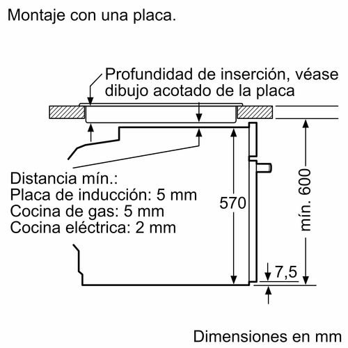 BALAY 3HA5129N3 Cristal Negro - Horno Multifunción 71L