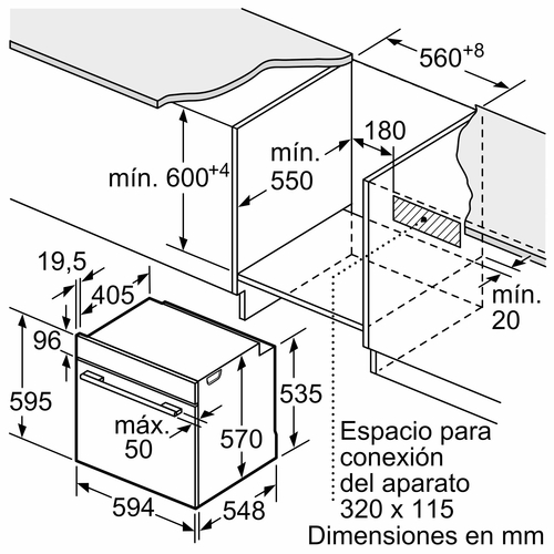 BALAY 3HA4121G3 Grafito - Horno Multifunción 71L