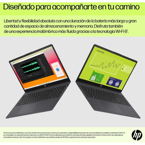 HP 15-FD0036NS INTEL CORE i3-N305 Gris - Ordenador Portátil 15.6" 8GB 256GB