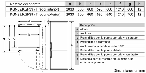 BALAY 3KFD763WE Blanco - Frigorífico Combi No Frost