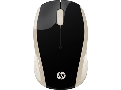 HP 200 Negro-Dorado - Ratón Inalámbrico