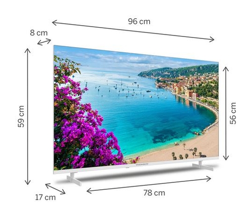 THOMSON 43UA5S13W BLANCO - TV 43" 4K SMART TV UHD