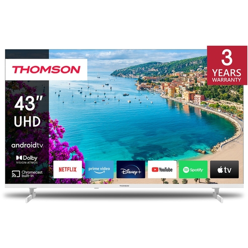 THOMSON 43UA5S13W BLANCO - TV 43" 4K SMART TV UHD