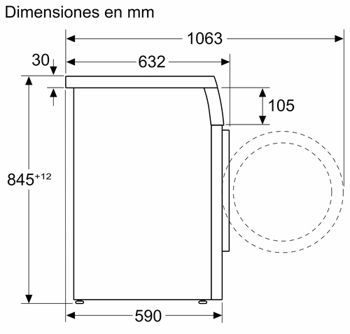 BALAY 3TS993BP Blanco  - Lavadora Carga Frontal 9KG 1200RPM