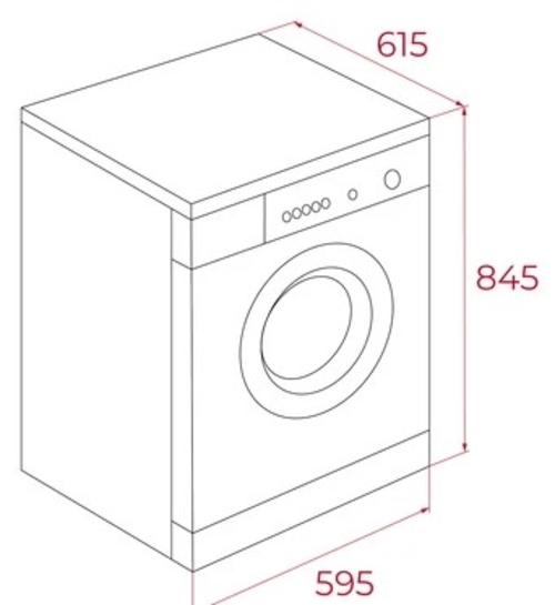 TEKA SCK 70820 Blanco - Secadora de Condensación 8KG