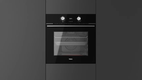 TEKA HLB 8418 P BK Cristal Negro - Horno Multifunción 70L