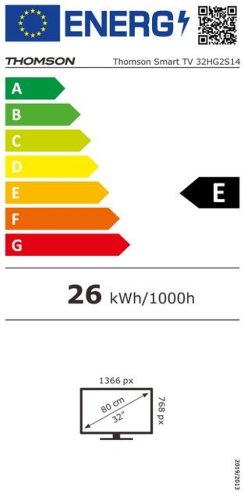THOMSON 32HG2S14 - TV 32" HD Smart TV