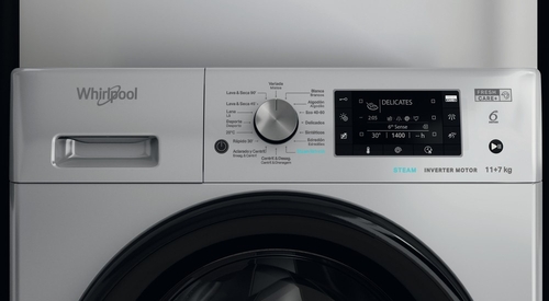 WHIRLPOOL FFWDD 1174269 SBV SPT INOX - Lavadora Secadora 11kg / 7kg 1400rpm